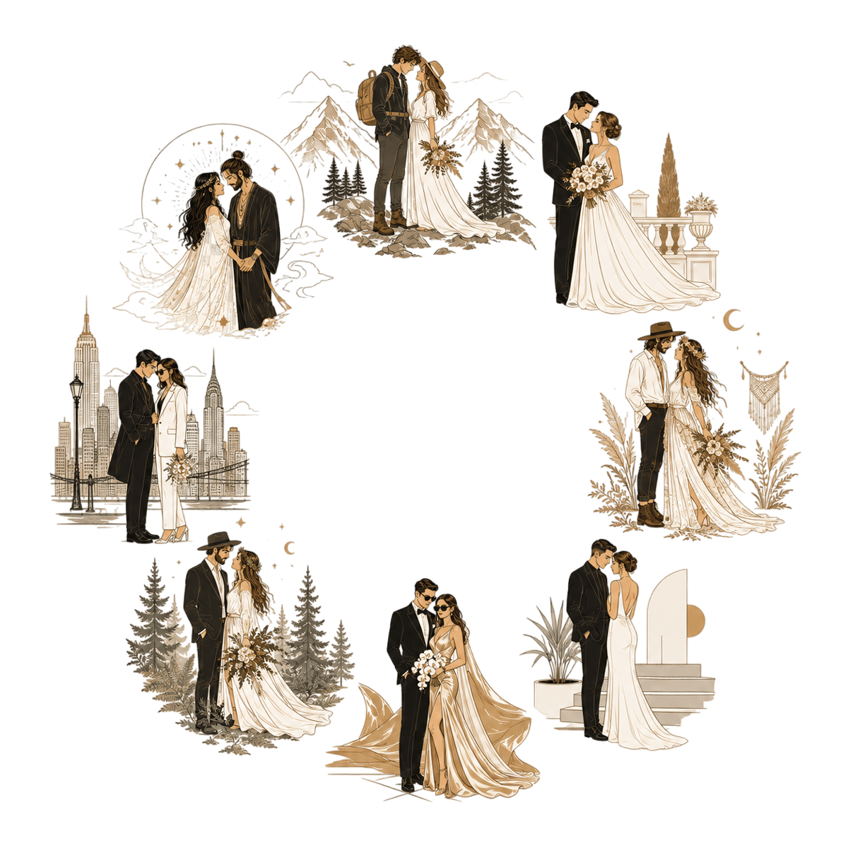 The Elopement Compass: find your archetype