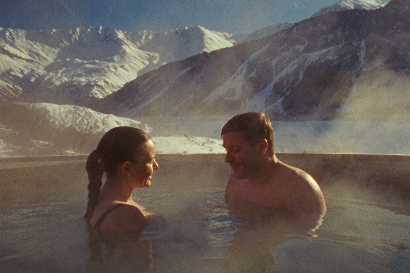 Soak in a hot spring