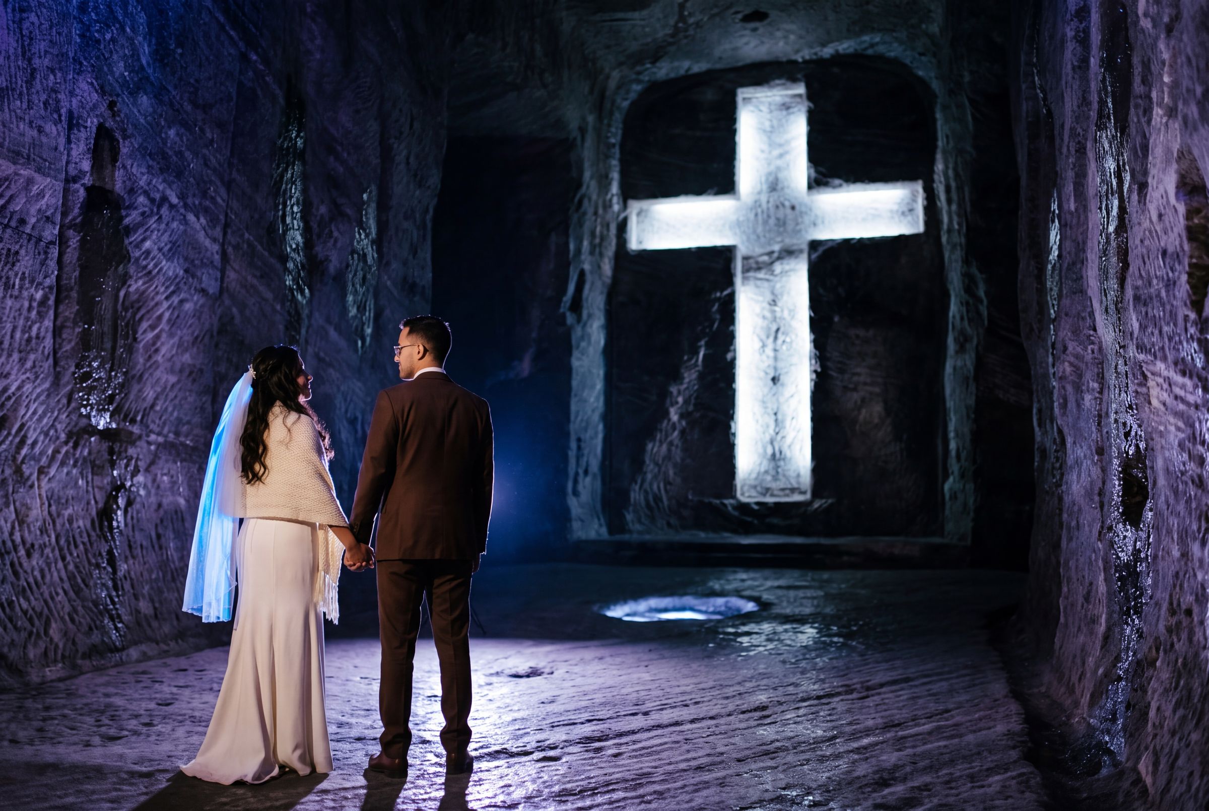 A Zipaquira Salt Cathedral Elopement