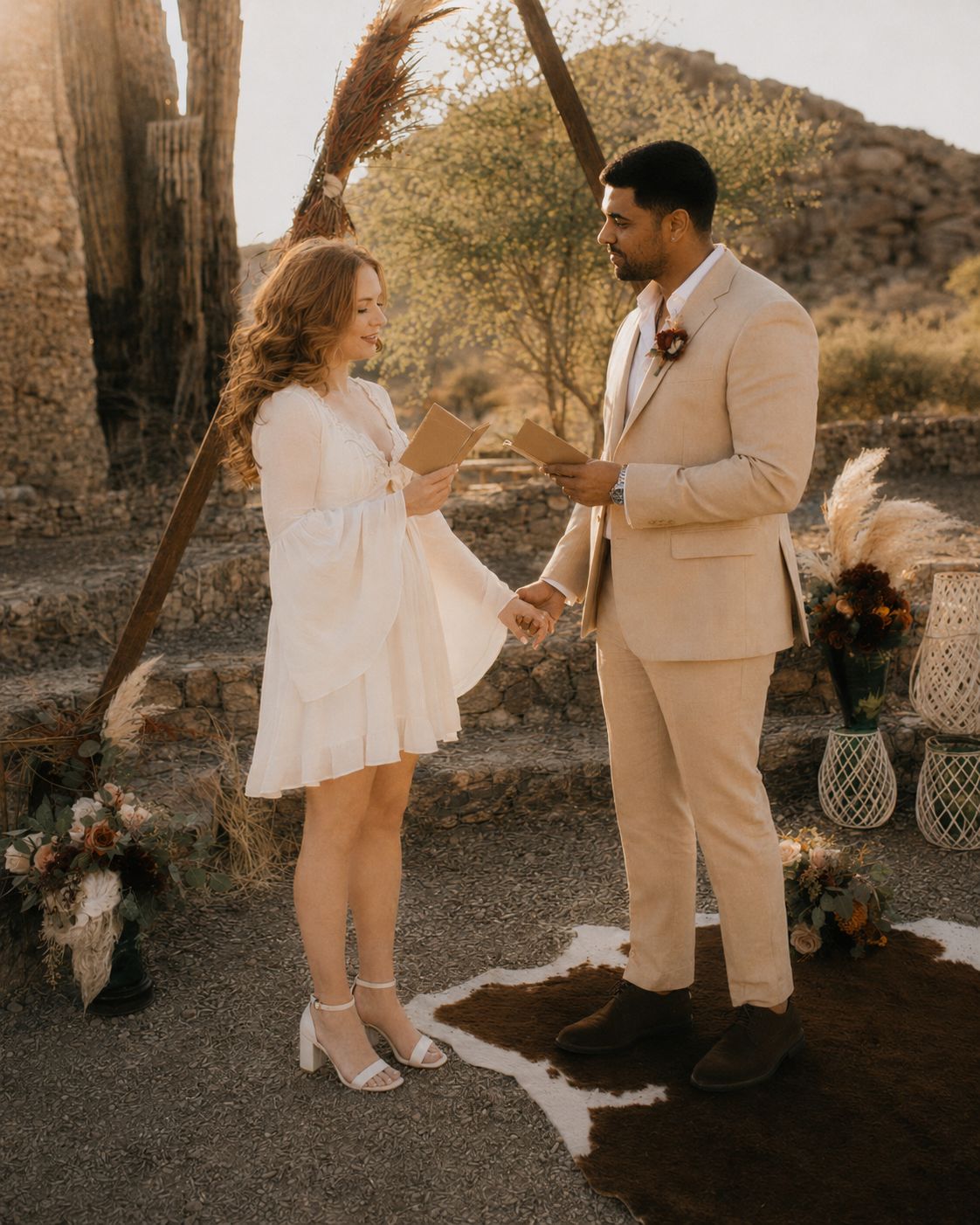 Camila and Mateo's desert elopement, frame 11