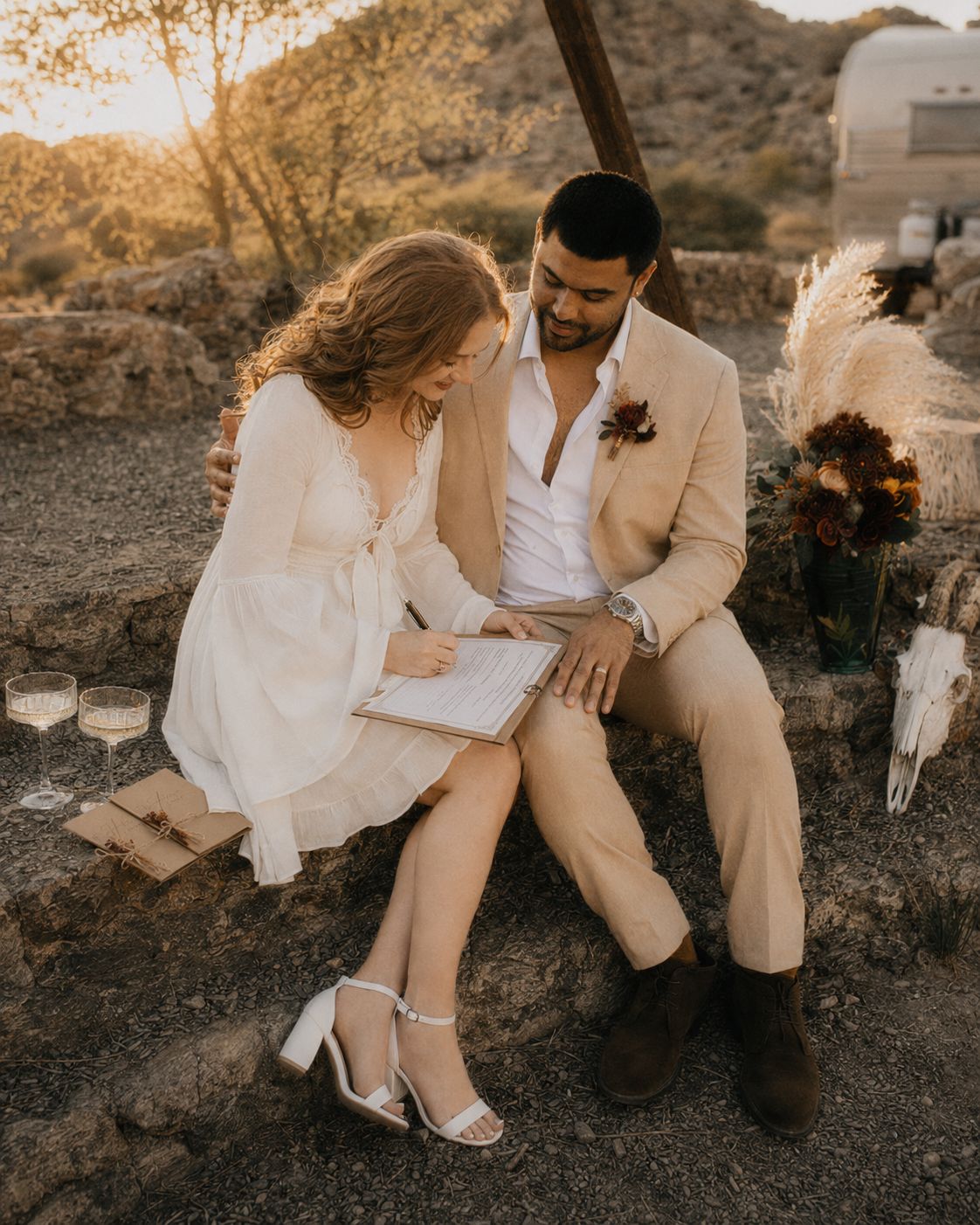 Camila and Mateo's desert elopement, frame 17