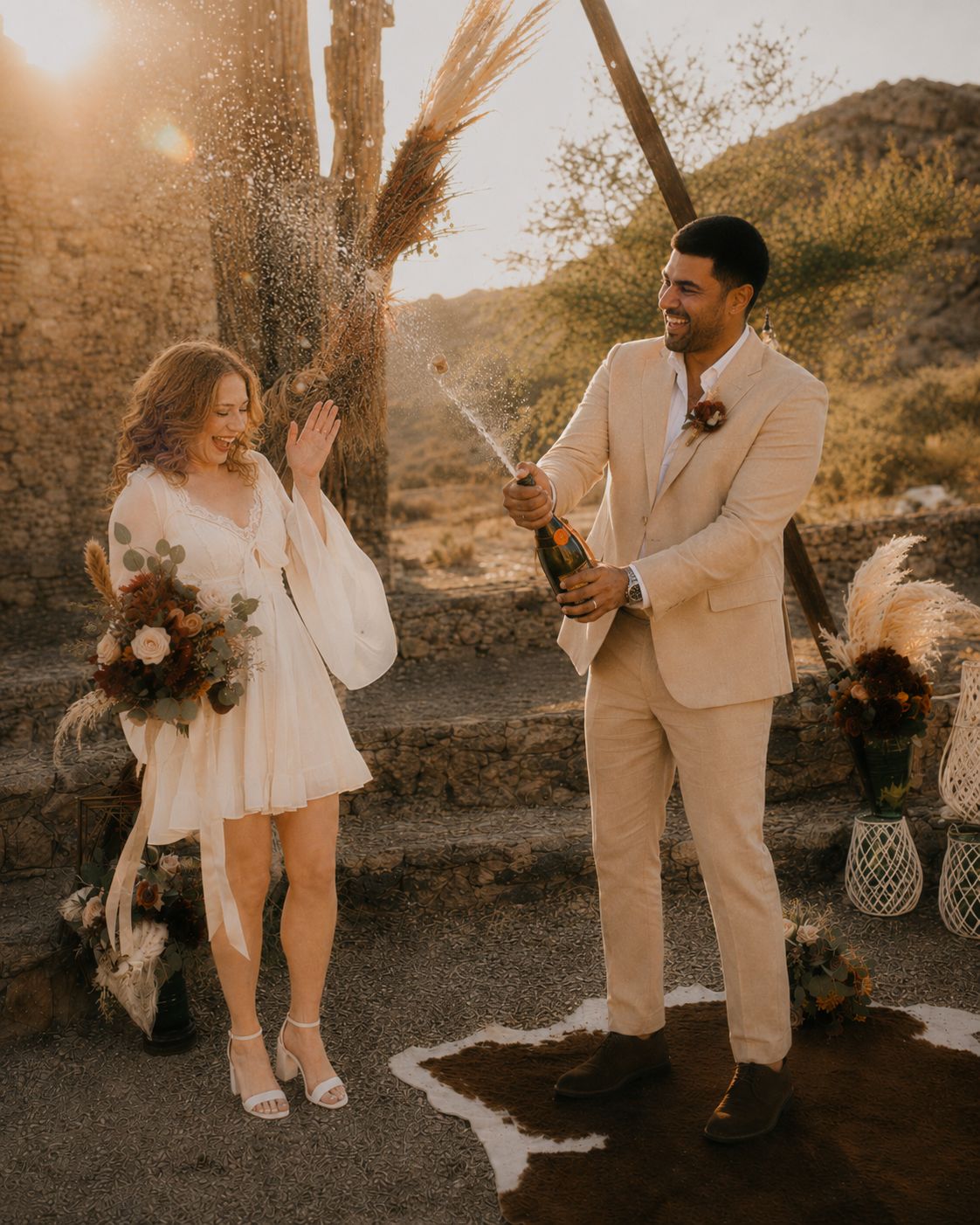 Camila and Mateo's desert elopement, frame 38