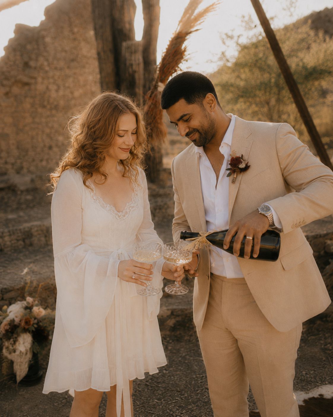 Camila and Mateo's desert elopement, frame 39
