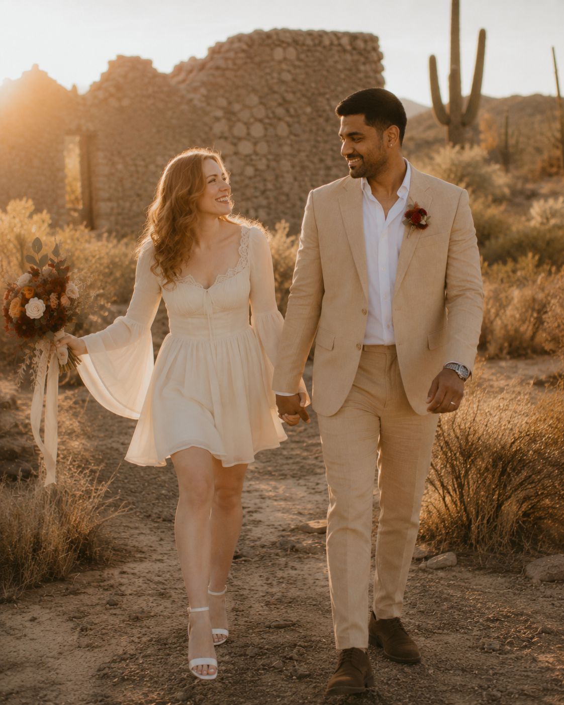 Camila and Mateo's desert elopement, frame 32
