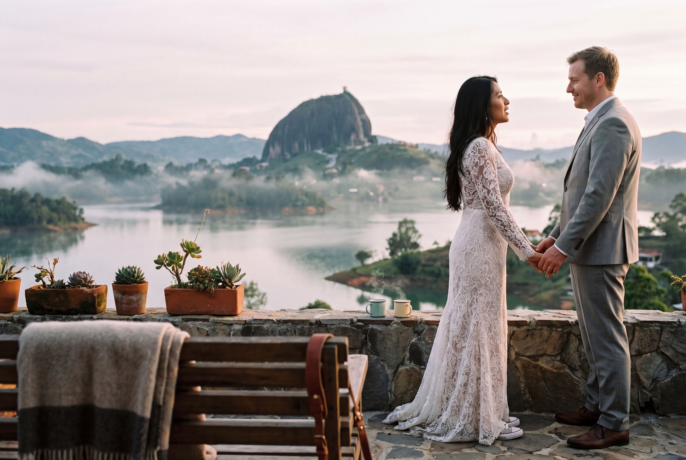 Guatapé elopement curation by Arman Arai