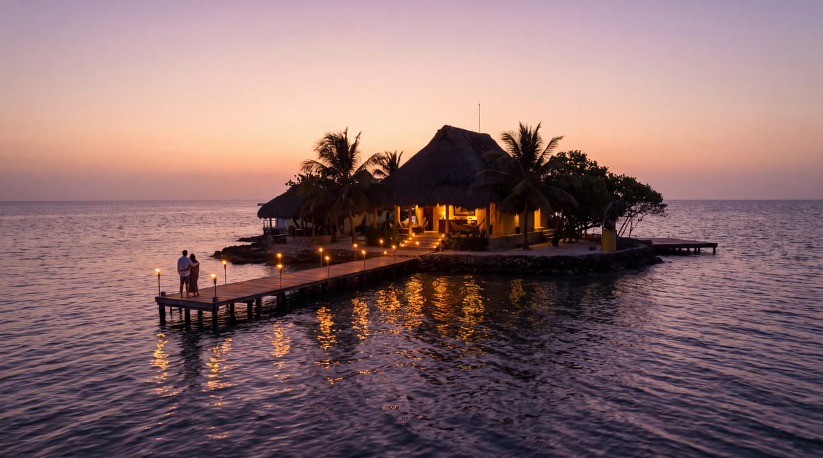 A private island buyout in the Rosario Islands