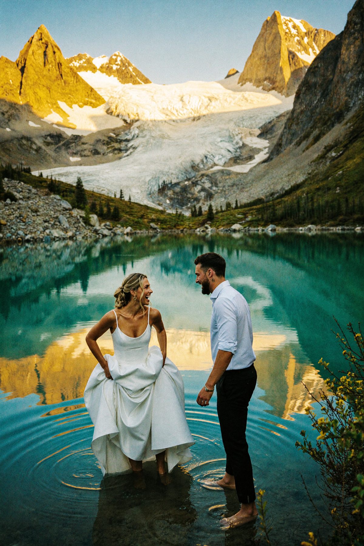 An elopement in Canada photographed by Arman Arai