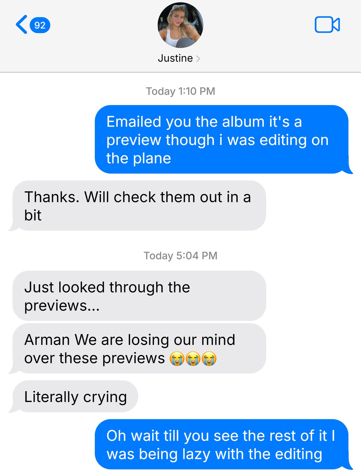 Client review of Arman Arai