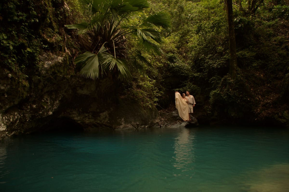 A sheltered cove in Manuel Antonio National Park