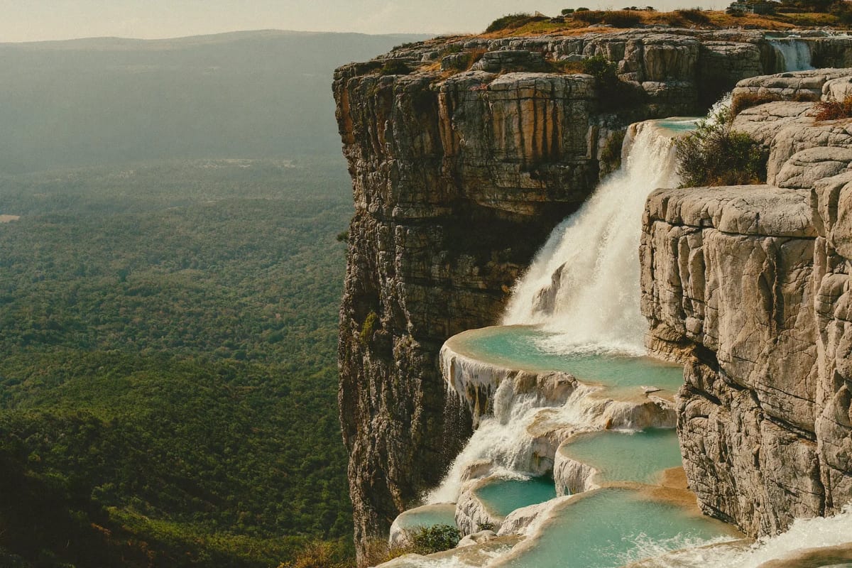 Hierve el Agua, the petrified waterfall of Oaxaca